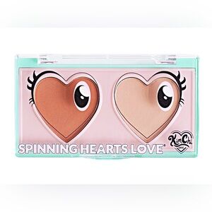 Kimchi Chic Beauty NIB Spinning Hearts Eyeshadow Duo - 08 BOBA MILK TEA